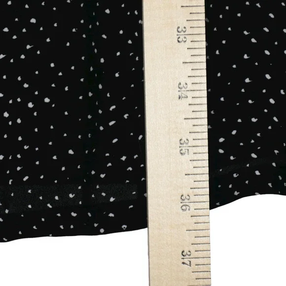 Hilary Radley Black Shirt Dress Womens Size XS Elastic Drawstring Long Sleeve - Picture 8 of 9